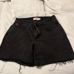 Ripton Black Denim Women Shorts